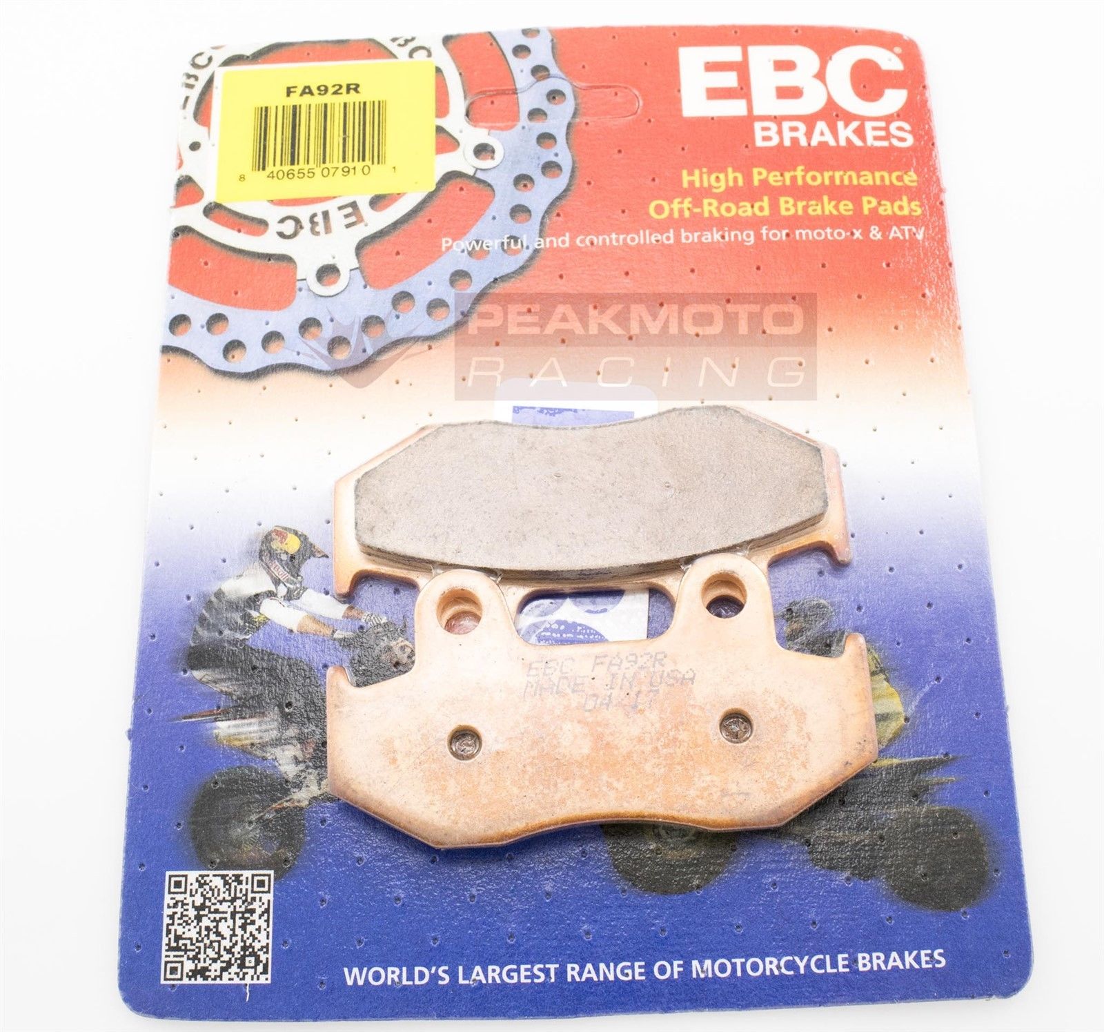 EBC Brakes Double-H Sintered Superbike Brake Pads Front - FA92R EBC Brakes Double-H Sintered Superbike Brake Pads Front - FA92R